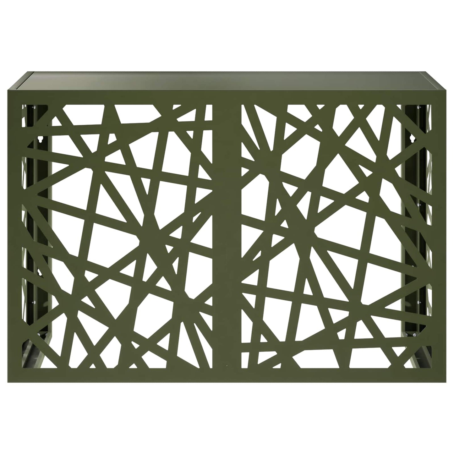 Air Conditioner Cover Olive Green 90 x 40 x 60 cm Steel