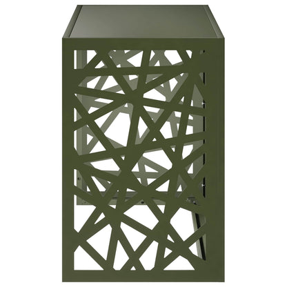 Air Conditioner Cover Olive Green 90 x 40 x 60 cm Steel
