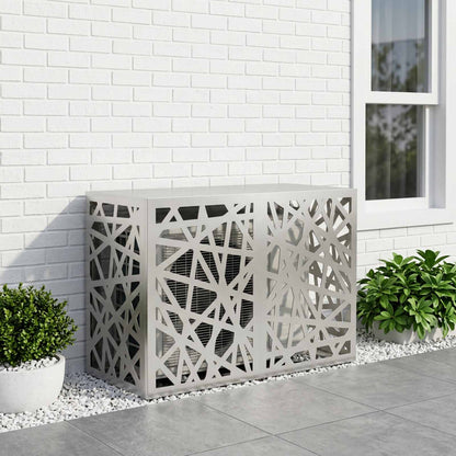 Air Conditioner Cover Silver 90 x 40 x 60 cm Stainless Steel