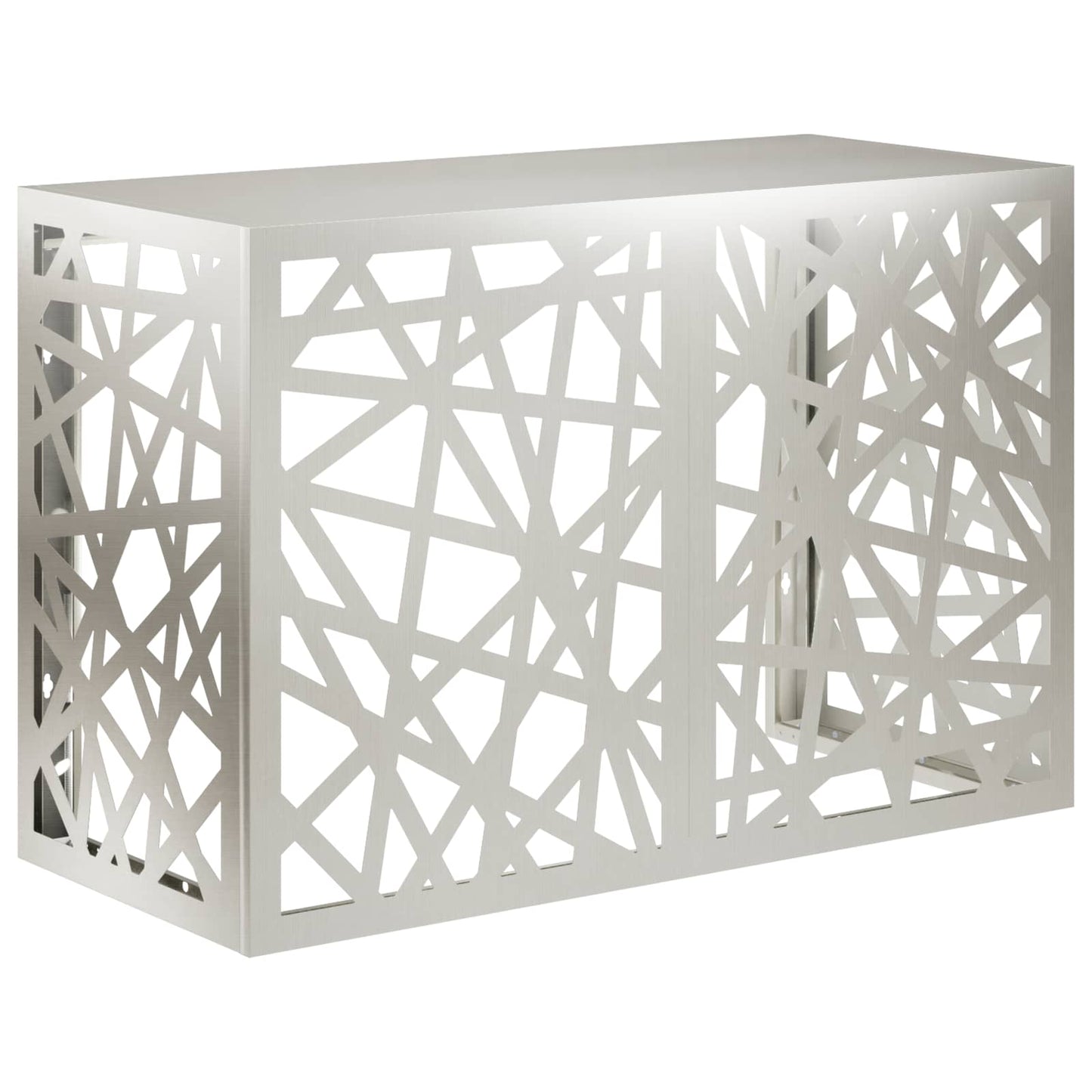 Air Conditioner Cover Silver 90 x 40 x 60 cm Stainless Steel