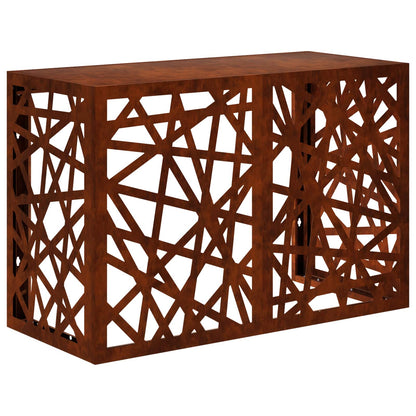 Air Conditioner Cover Rusty 90 x 40 x 60 cm Weathering Steel