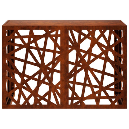 Air Conditioner Cover Rusty 90 x 40 x 60 cm Weathering Steel
