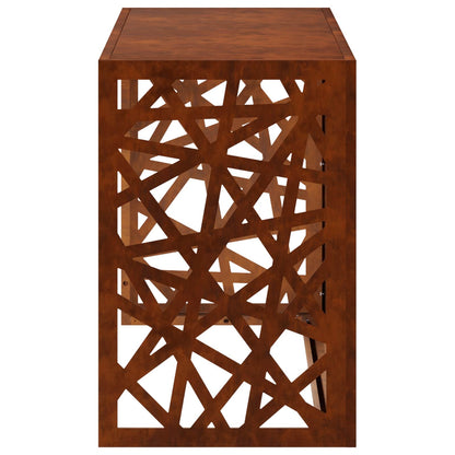 Air Conditioner Cover Rusty 90 x 40 x 60 cm Weathering Steel
