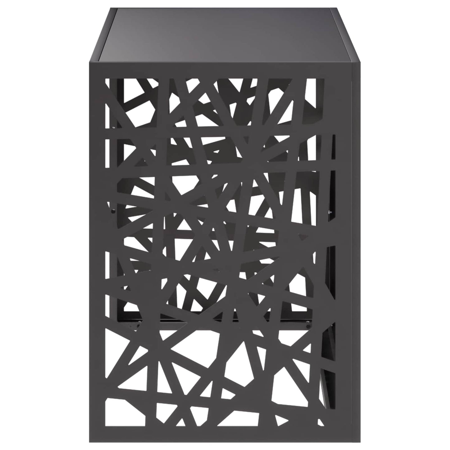 Air Conditioner Cover Black 100 x 50 x 70 cm Steel