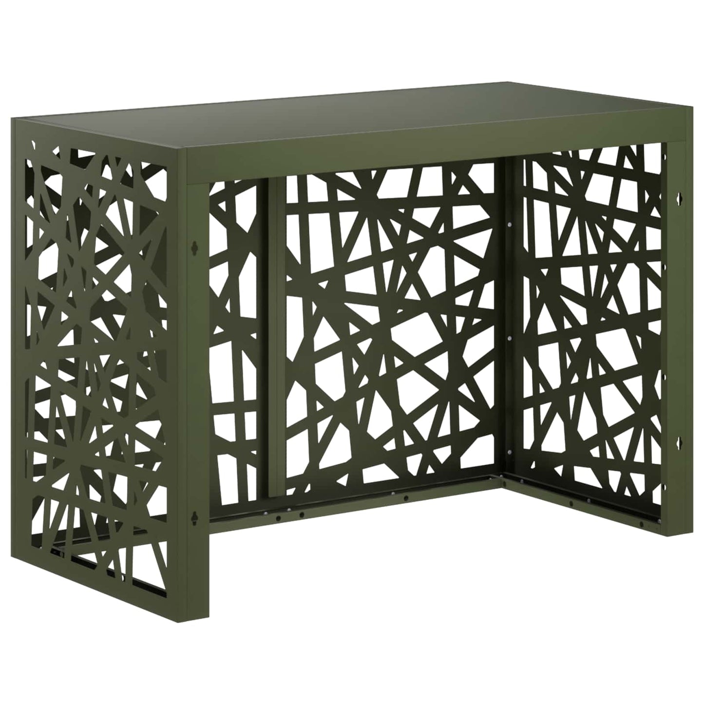 Air Conditioner Cover Olive Green 100 x 50 x 70 cm Steel