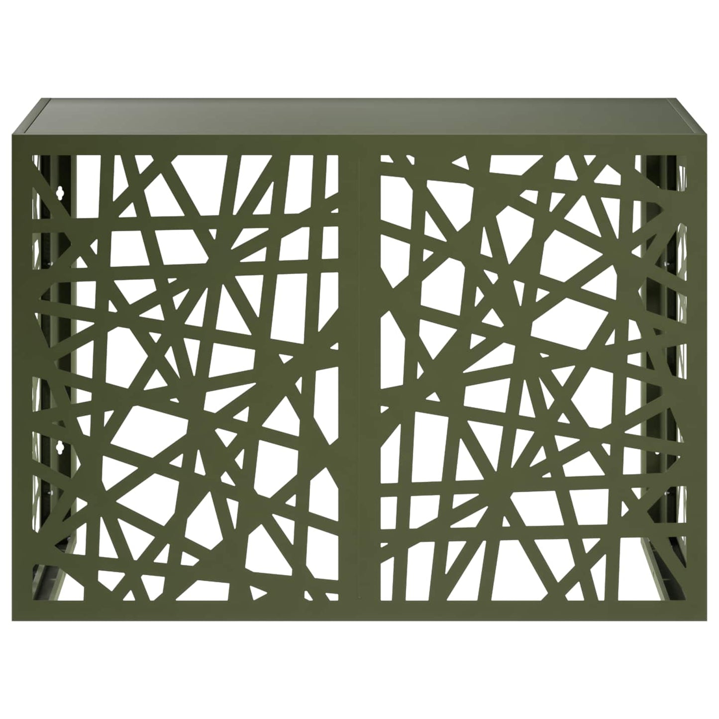 Air Conditioner Cover Olive Green 100 x 50 x 70 cm Steel