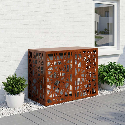Air Conditioner Cover Rusty 100 x 50 x 70 cm Weathering Steel