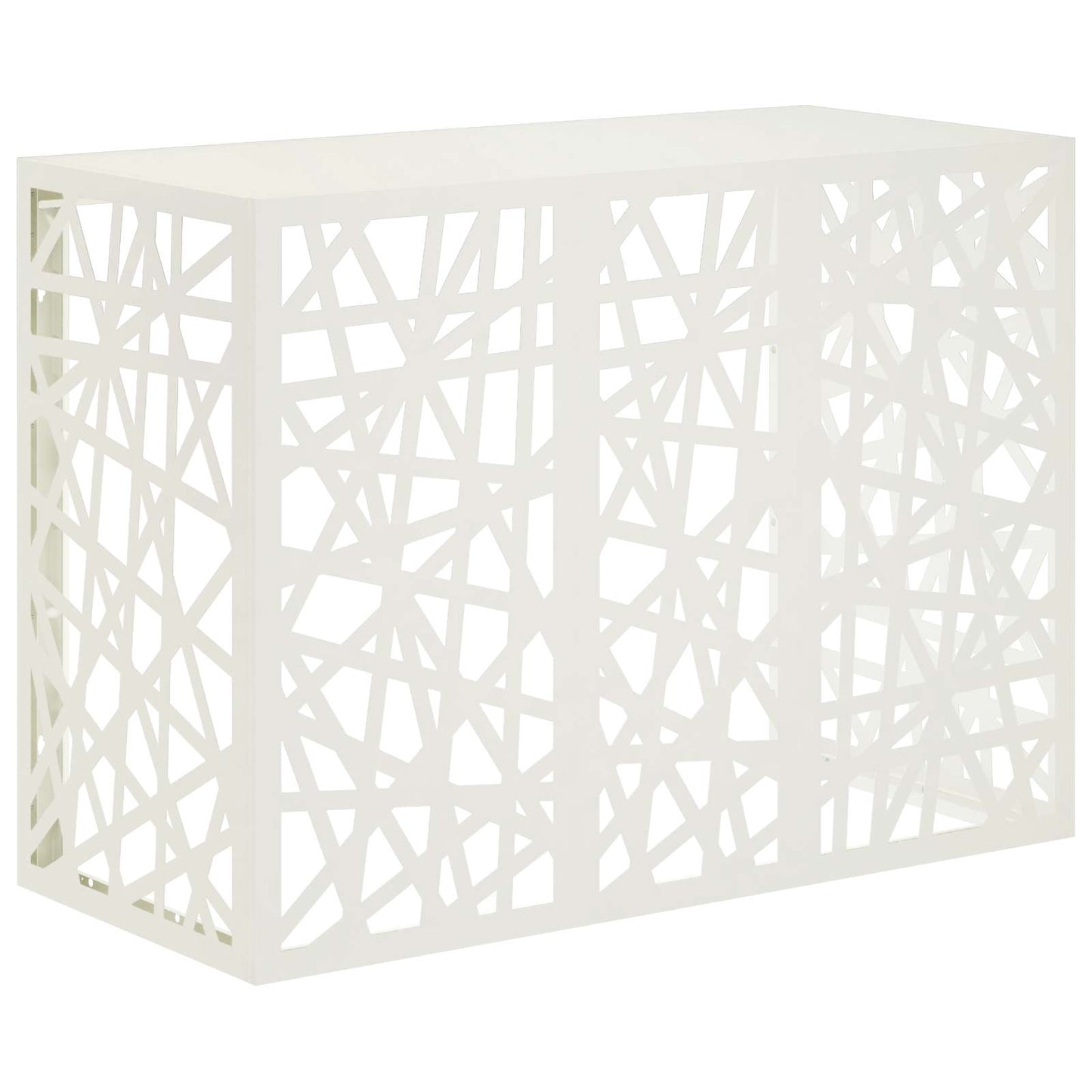 Air Conditioner Cover White 110 x 50 x 80 cm Steel