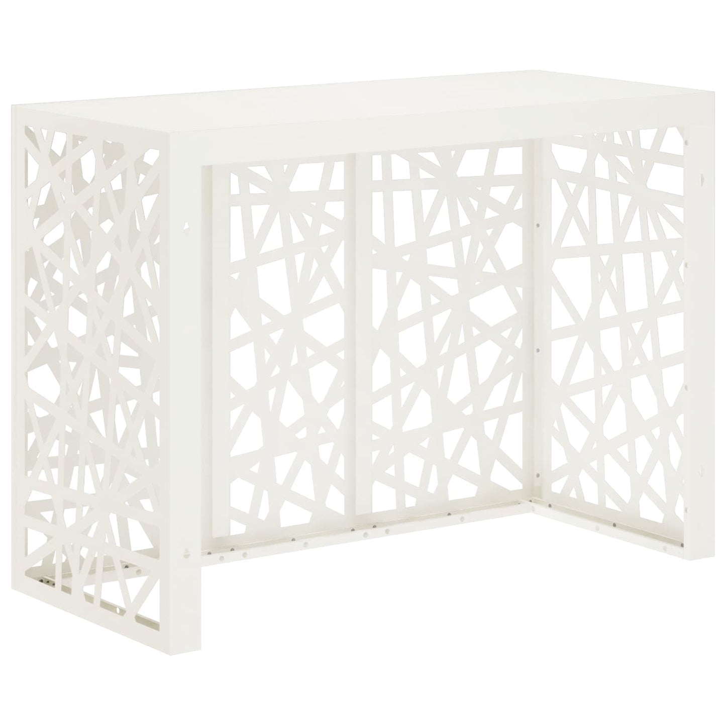 Air Conditioner Cover White 110 x 50 x 80 cm Steel