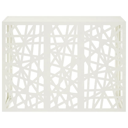 Air Conditioner Cover White 110 x 50 x 80 cm Steel
