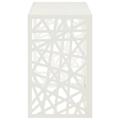 Air Conditioner Cover White 110 x 50 x 80 cm Steel