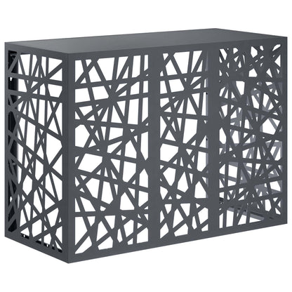 Air Conditioner Cover Anthracite 110 x 50 x 80 cm Steel