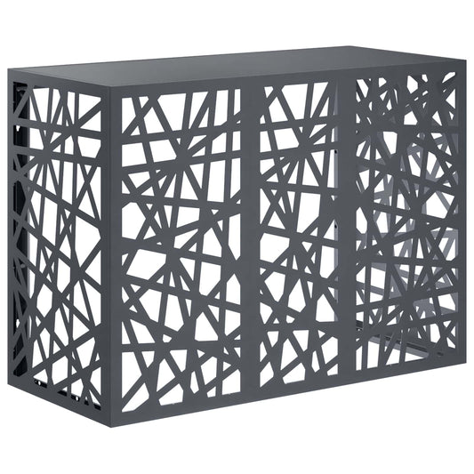 Air Conditioner Cover Anthracite 110 x 50 x 80 cm Steel