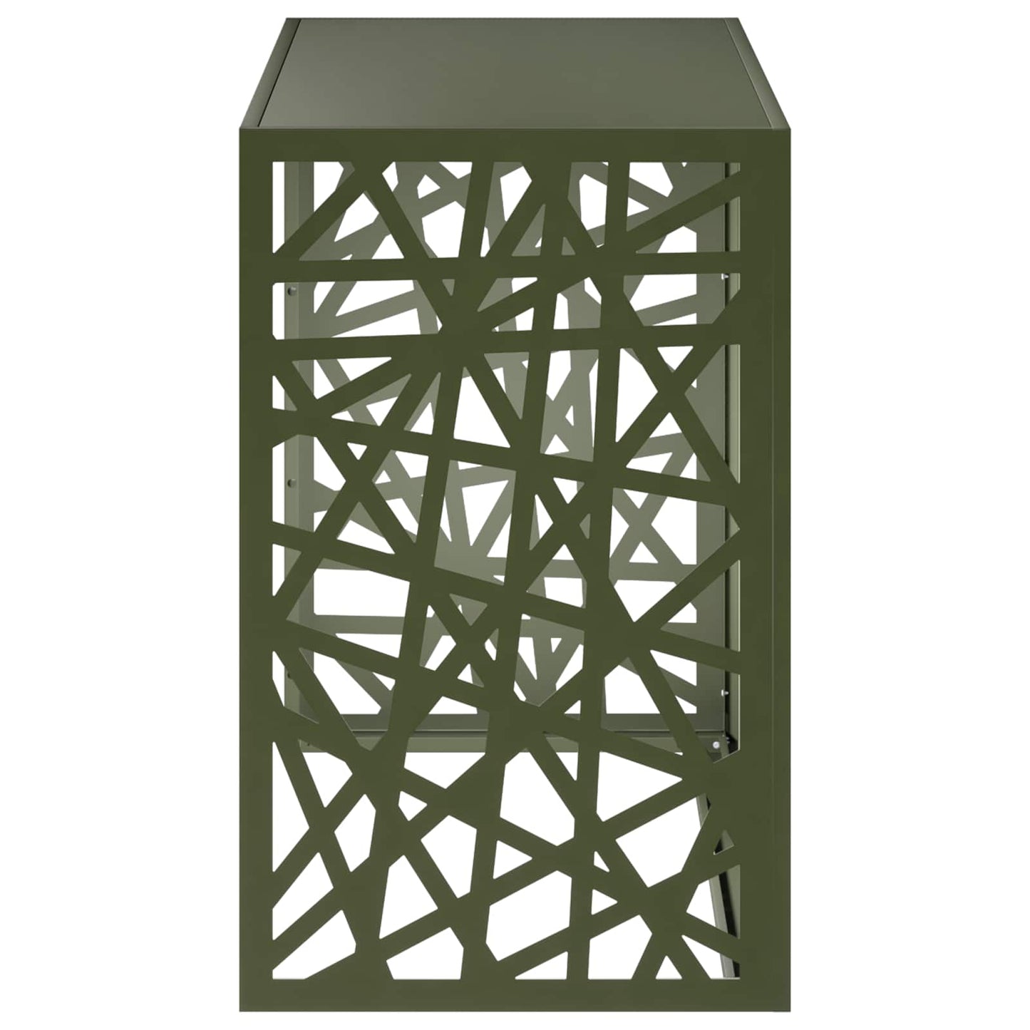 Air Conditioner Cover Olive Green 110 x 50 x 80 cm Steel