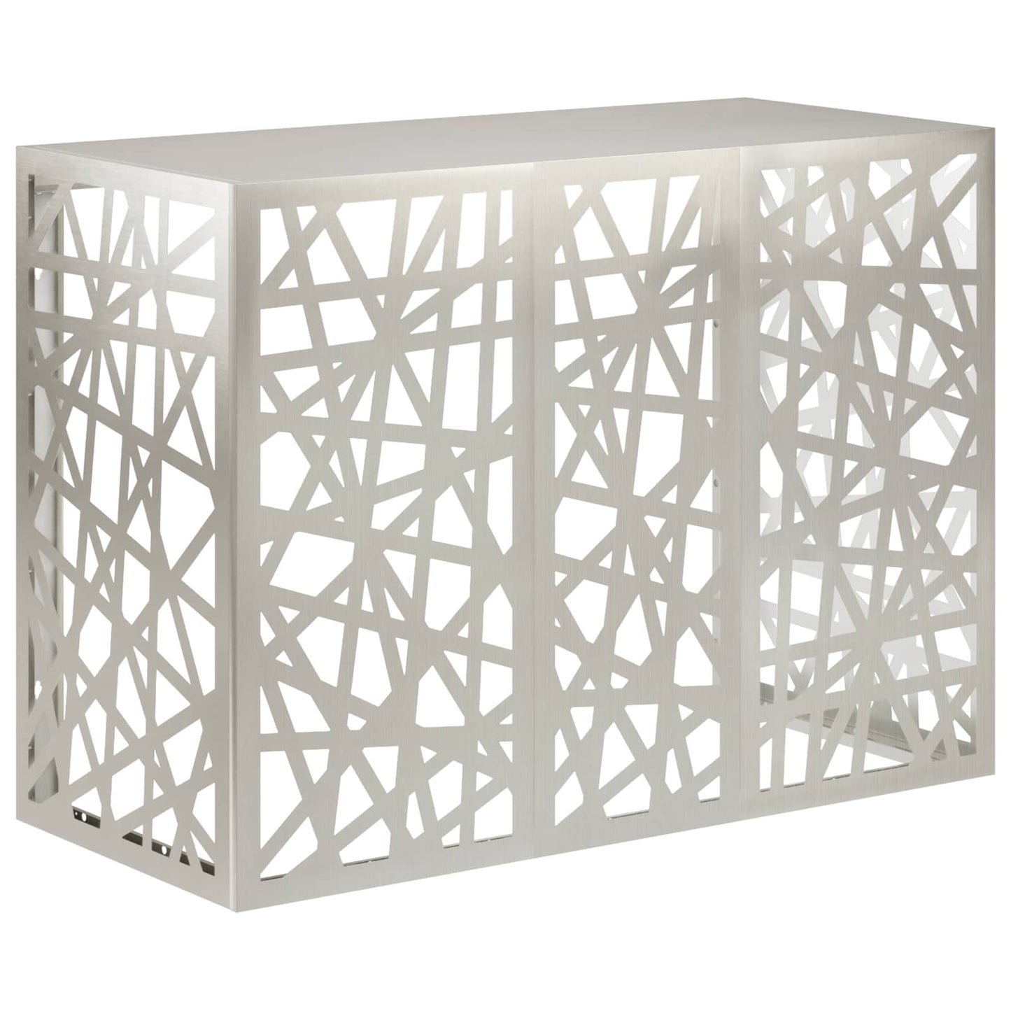 Air Conditioner Cover Silver 110 x 50 x 80 cm Stainless Steel