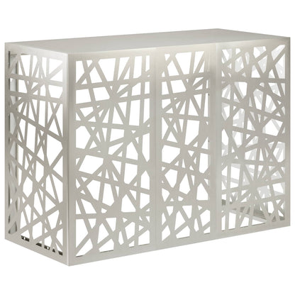 Air Conditioner Cover Silver 110 x 50 x 80 cm Stainless Steel