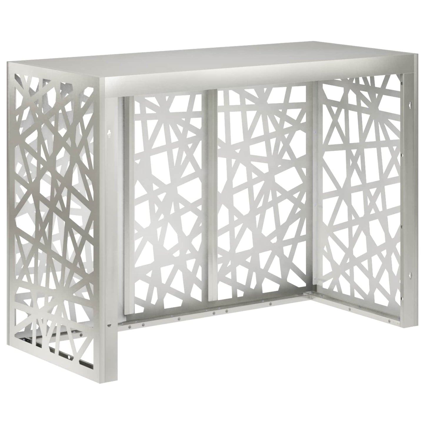 Air Conditioner Cover Silver 110 x 50 x 80 cm Stainless Steel