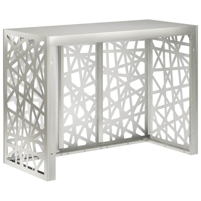 Air Conditioner Cover Silver 110 x 50 x 80 cm Stainless Steel