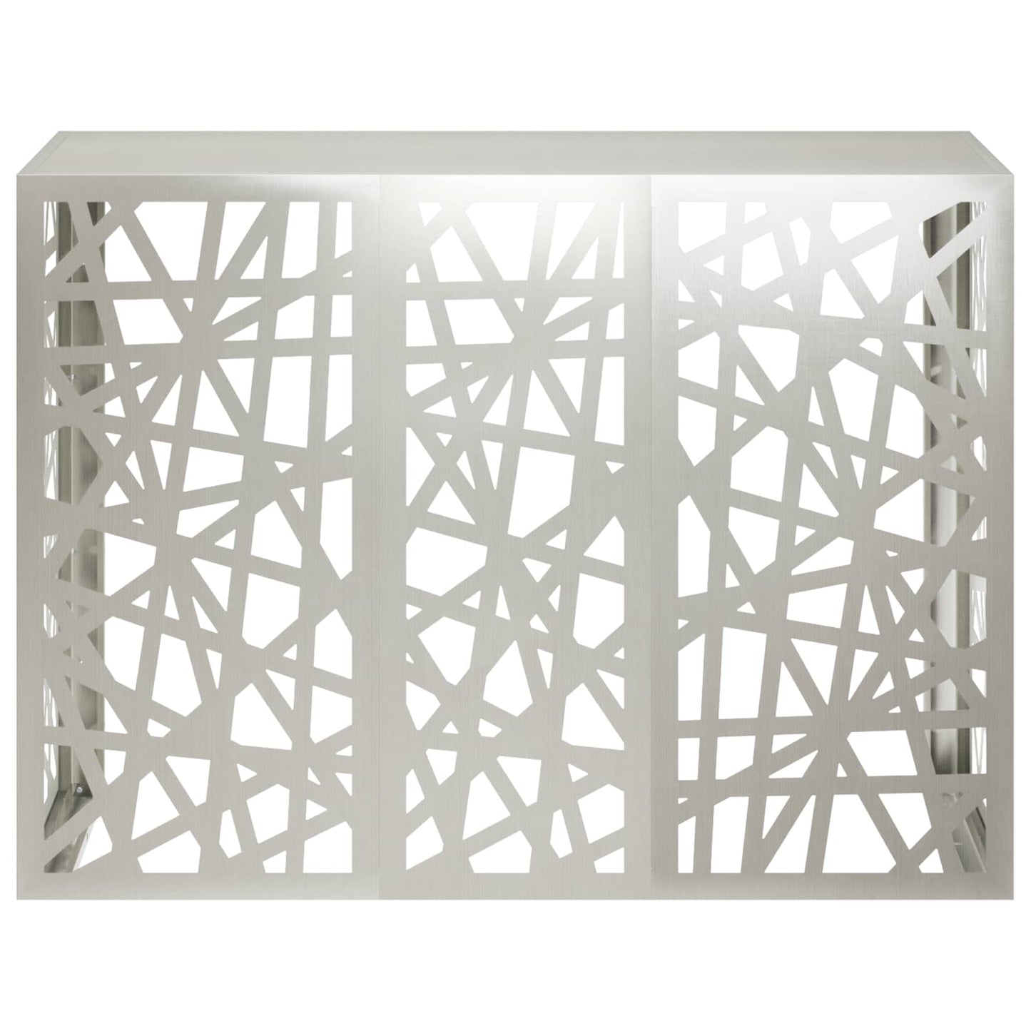 Air Conditioner Cover Silver 110 x 50 x 80 cm Stainless Steel