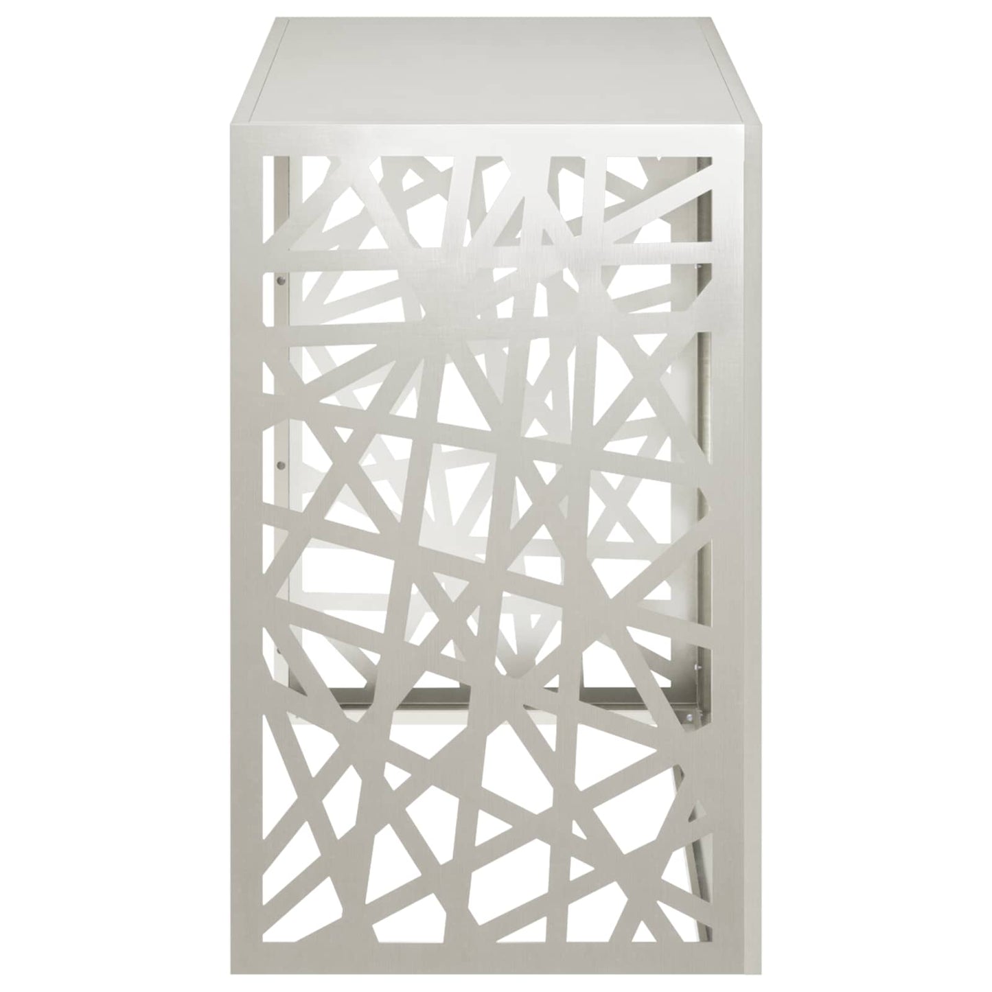 Air Conditioner Cover Silver 110 x 50 x 80 cm Stainless Steel