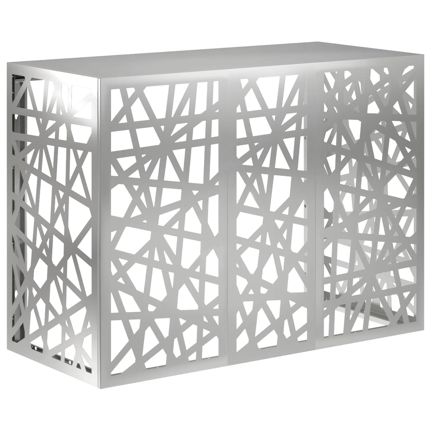 Air Conditioner Cover Silver 110 x 50 x 80 cm Galvanised Steel
