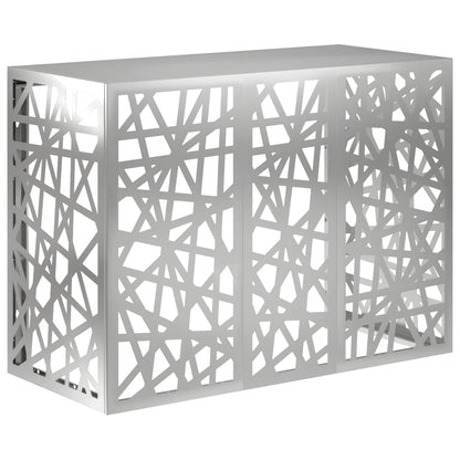 Air Conditioner Cover Silver 110 x 50 x 80 cm Galvanised Steel