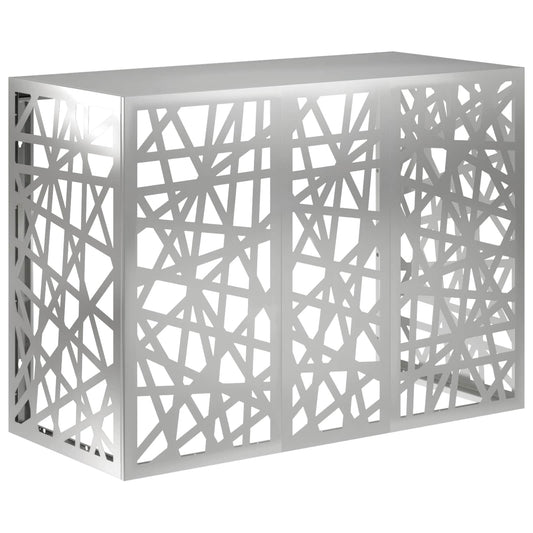 Air Conditioner Cover Silver 110 x 50 x 80 cm Galvanised Steel
