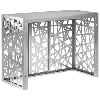Air Conditioner Cover Silver 110 x 50 x 80 cm Galvanised Steel