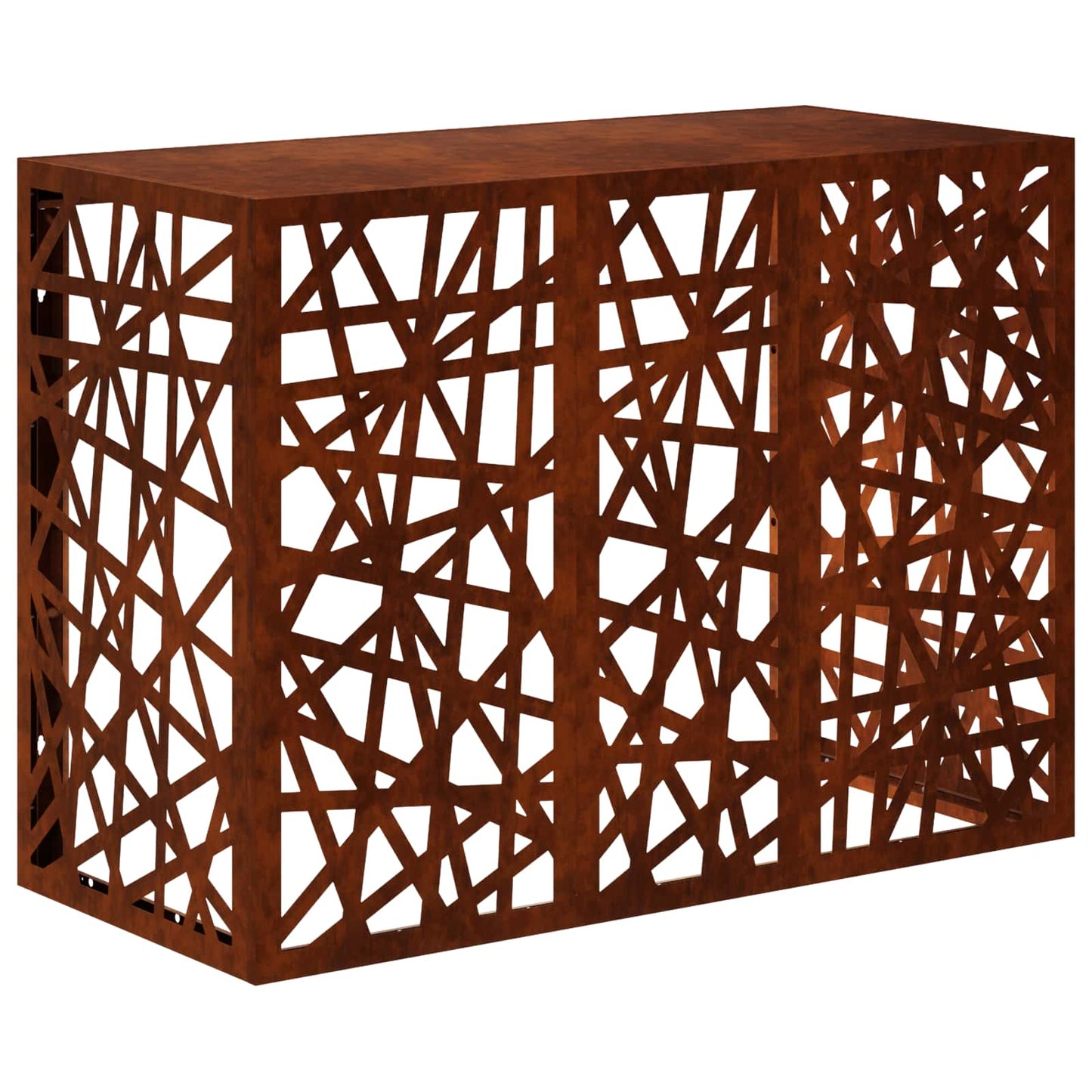 Air Conditioner Cover Rusty 110 x 50 x 80 cm Weathering Steel