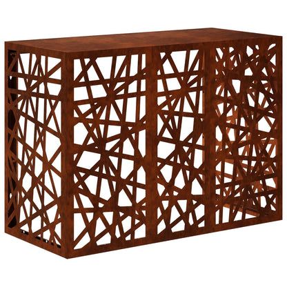 Air Conditioner Cover Rusty 110 x 50 x 80 cm Weathering Steel