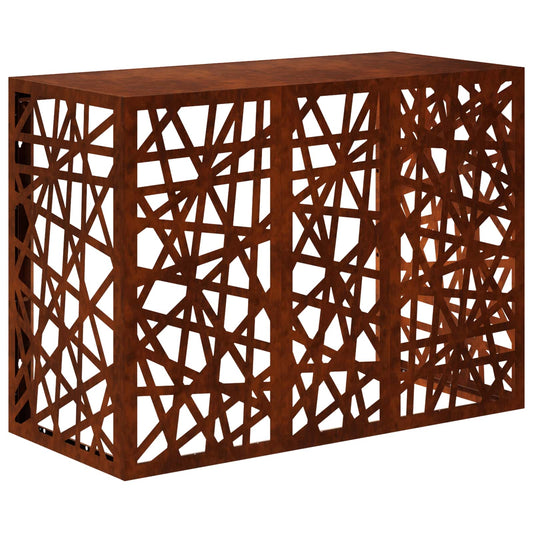 Air Conditioner Cover Rusty 110 x 50 x 80 cm Weathering Steel