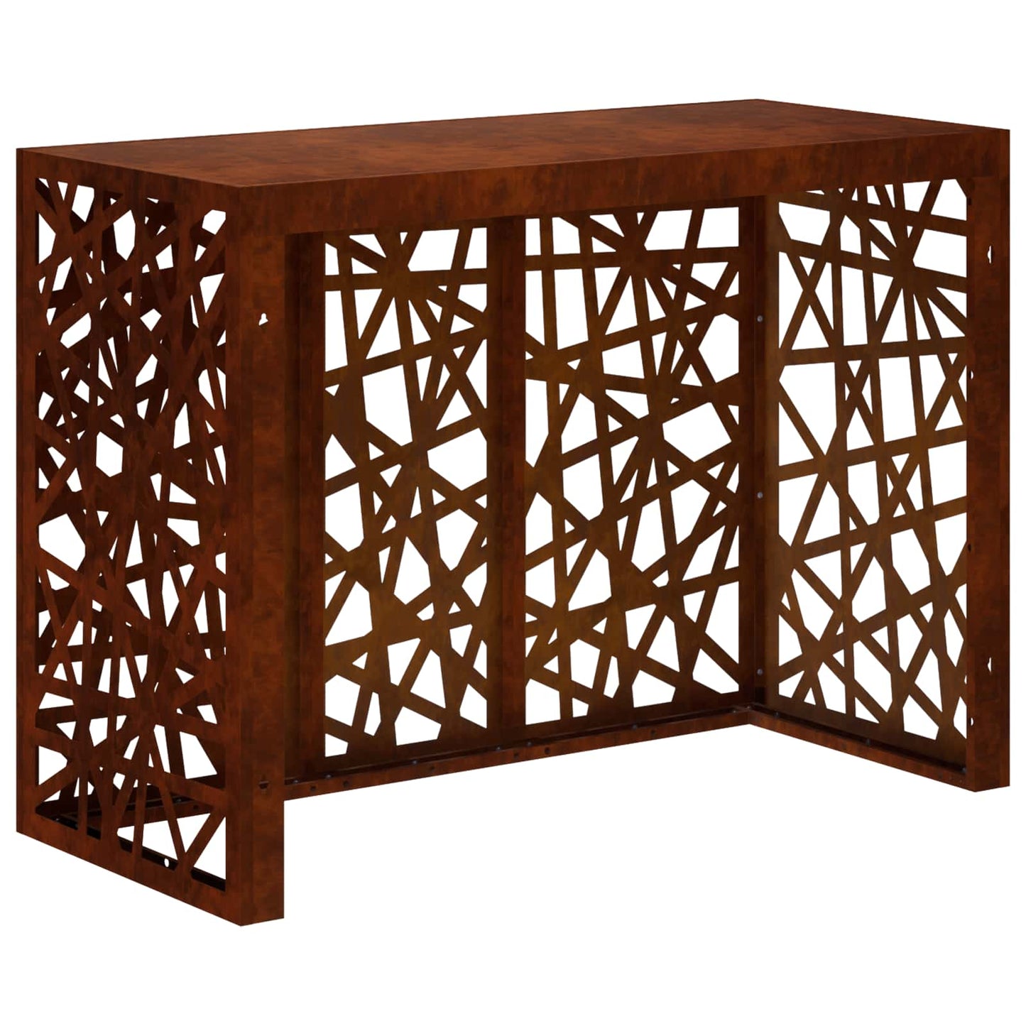Air Conditioner Cover Rusty 110 x 50 x 80 cm Weathering Steel