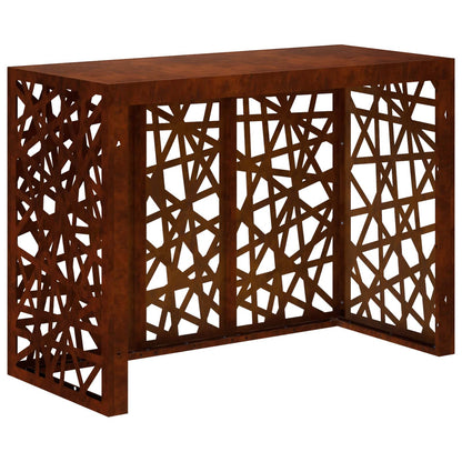 Air Conditioner Cover Rusty 110 x 50 x 80 cm Weathering Steel