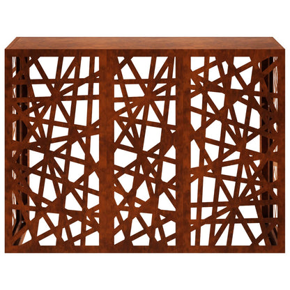 Air Conditioner Cover Rusty 110 x 50 x 80 cm Weathering Steel