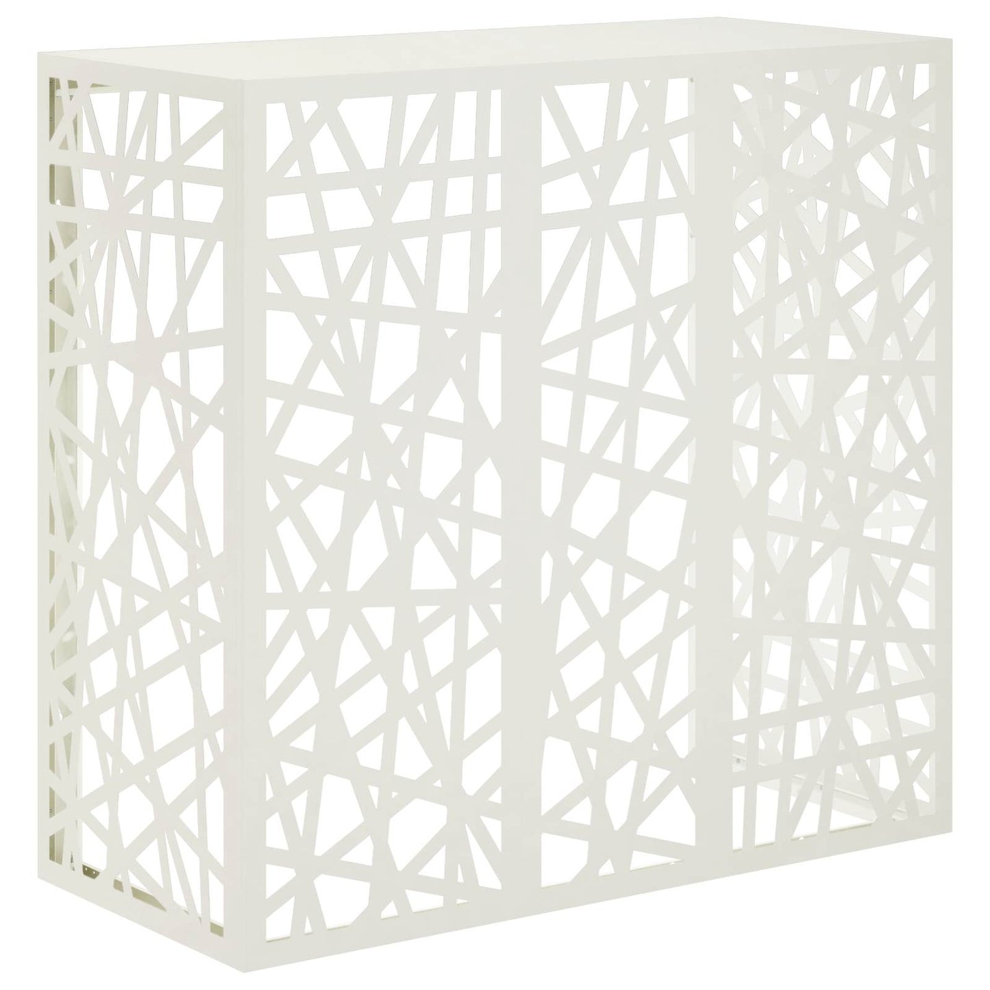 Air Conditioner Cover White 110 x 50 x 105 cm Steel