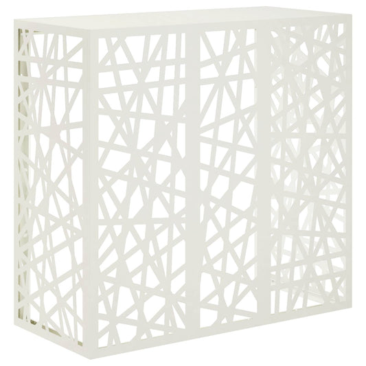 Air Conditioner Cover White 110 x 50 x 105 cm Steel