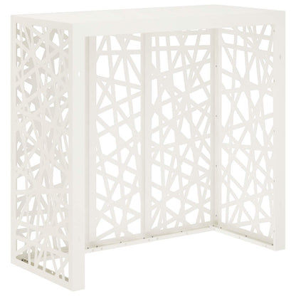 Air Conditioner Cover White 110 x 50 x 105 cm Steel