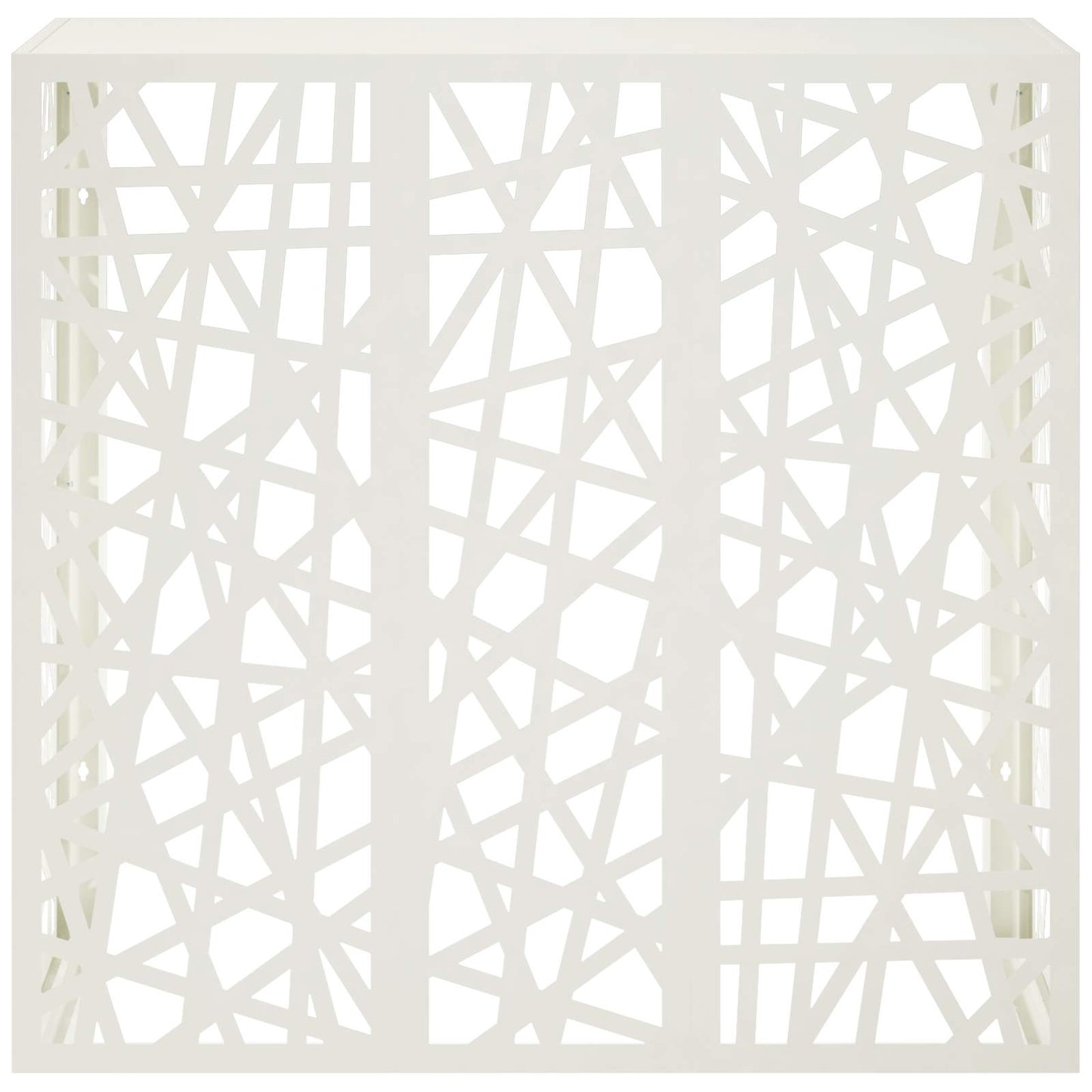 Air Conditioner Cover White 110 x 50 x 105 cm Steel