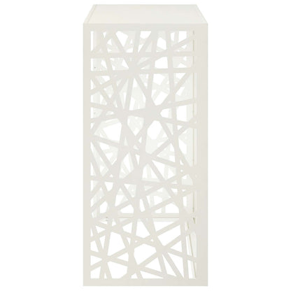 Air Conditioner Cover White 110 x 50 x 105 cm Steel