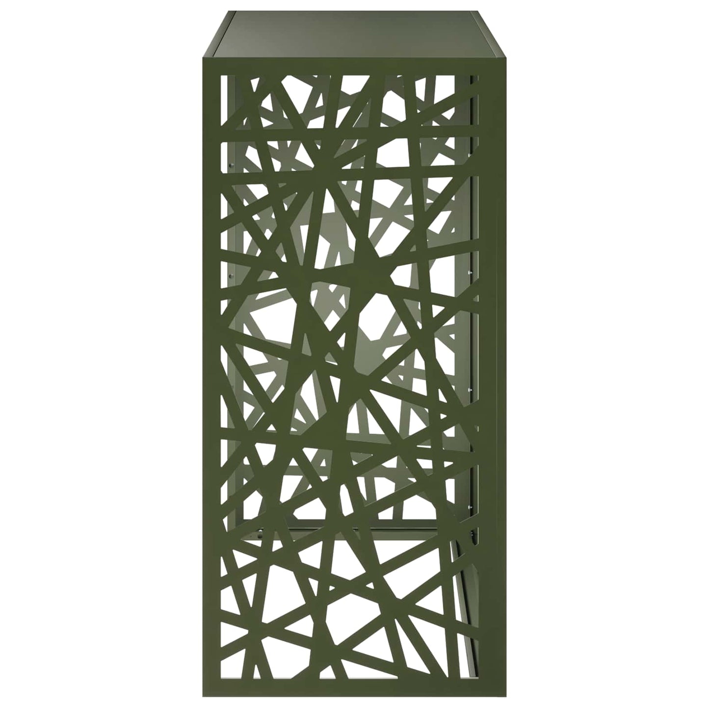 Air Conditioner Cover Olive Green 110 x 50 x 105 cm Steel