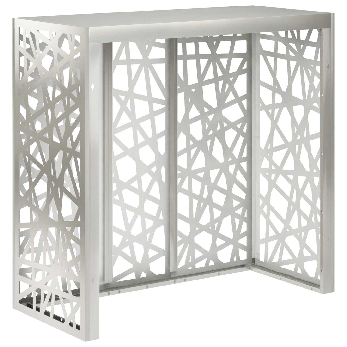 Air Conditioner Cover Silver 110 x 50 x 105 cm Stainless Steel