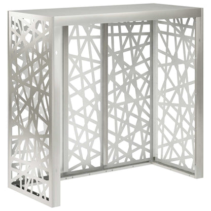 Air Conditioner Cover Silver 110 x 50 x 105 cm Stainless Steel