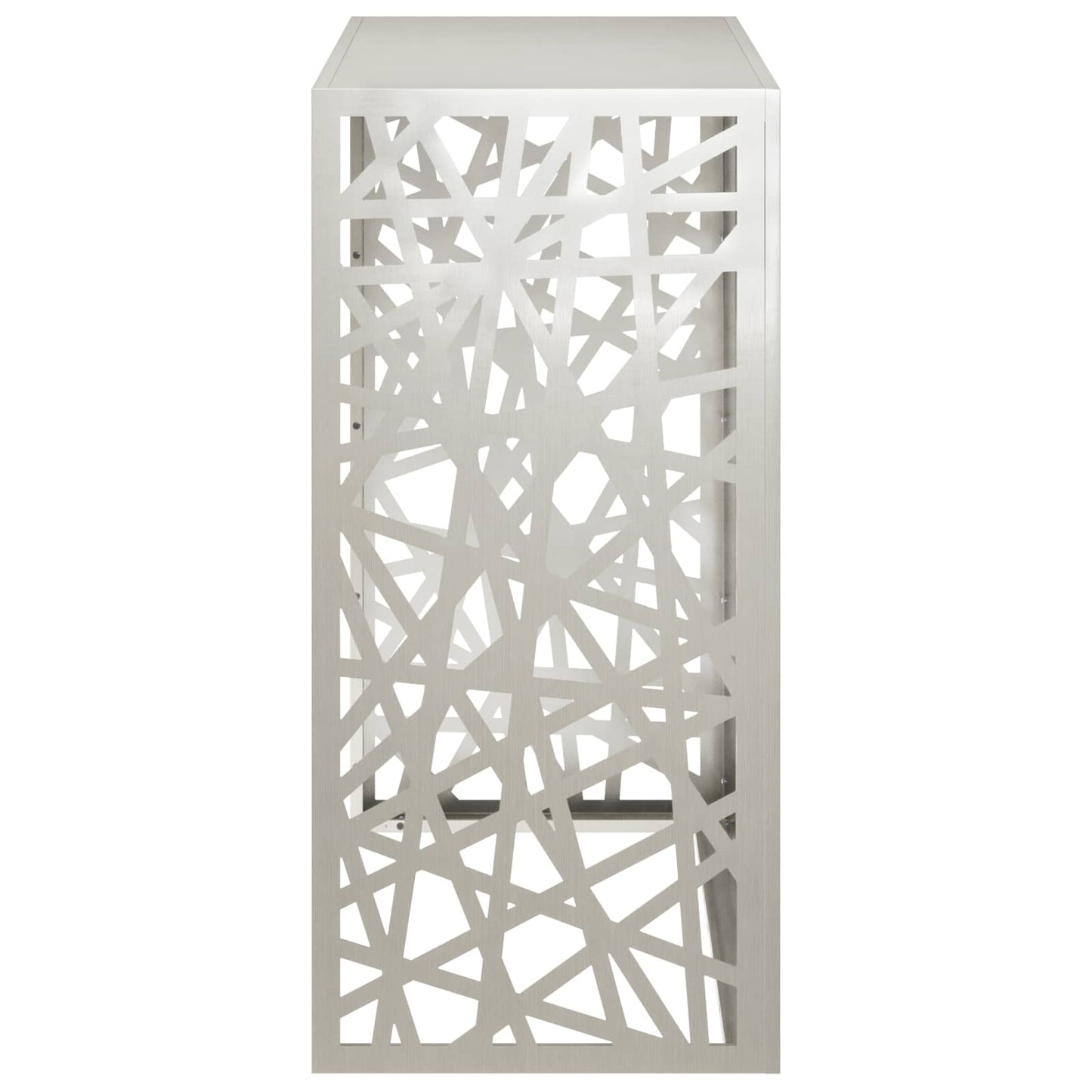 Air Conditioner Cover Silver 110 x 50 x 105 cm Stainless Steel