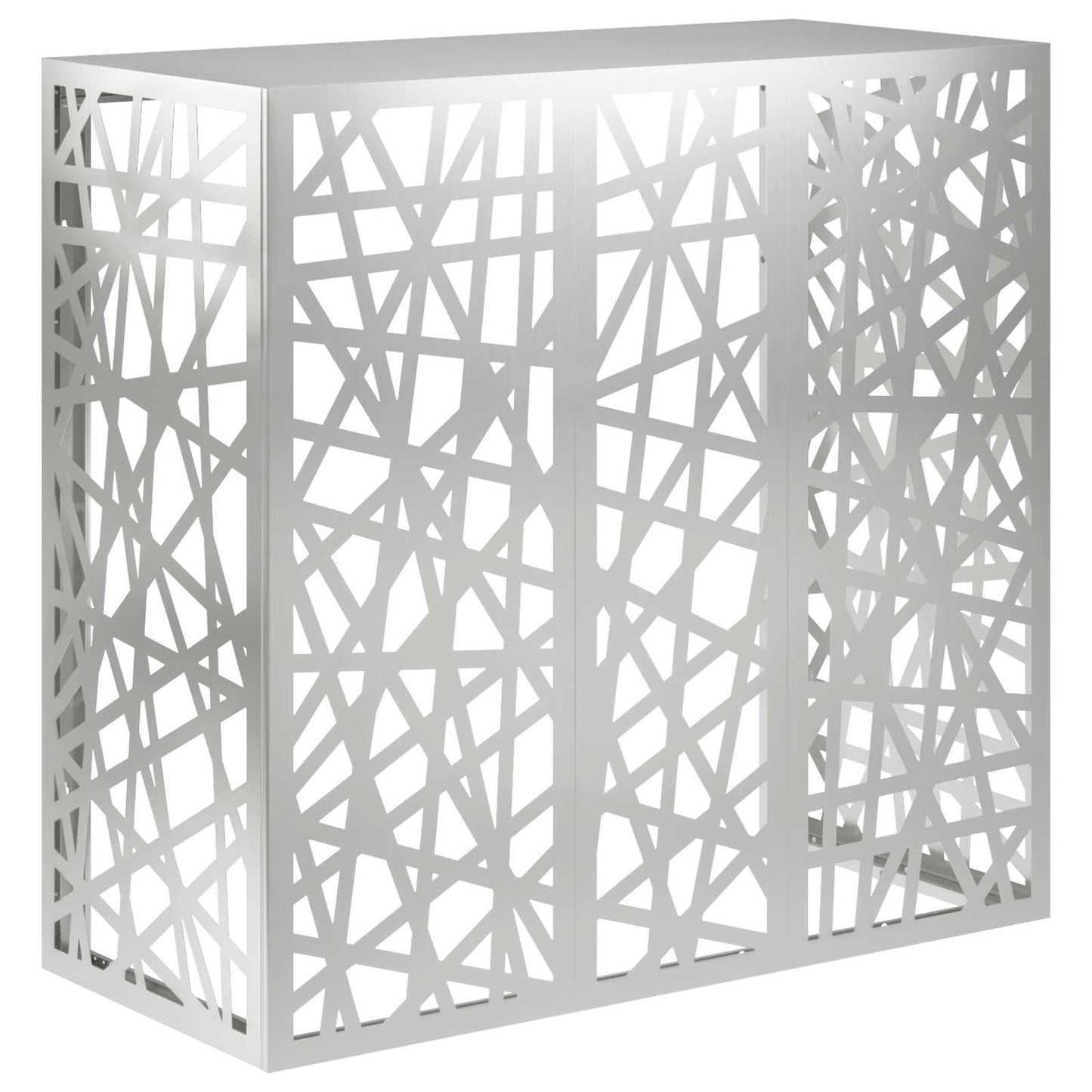 Air Conditioner Cover Silver 110 x 50 x 105 cm Galvanised Steel