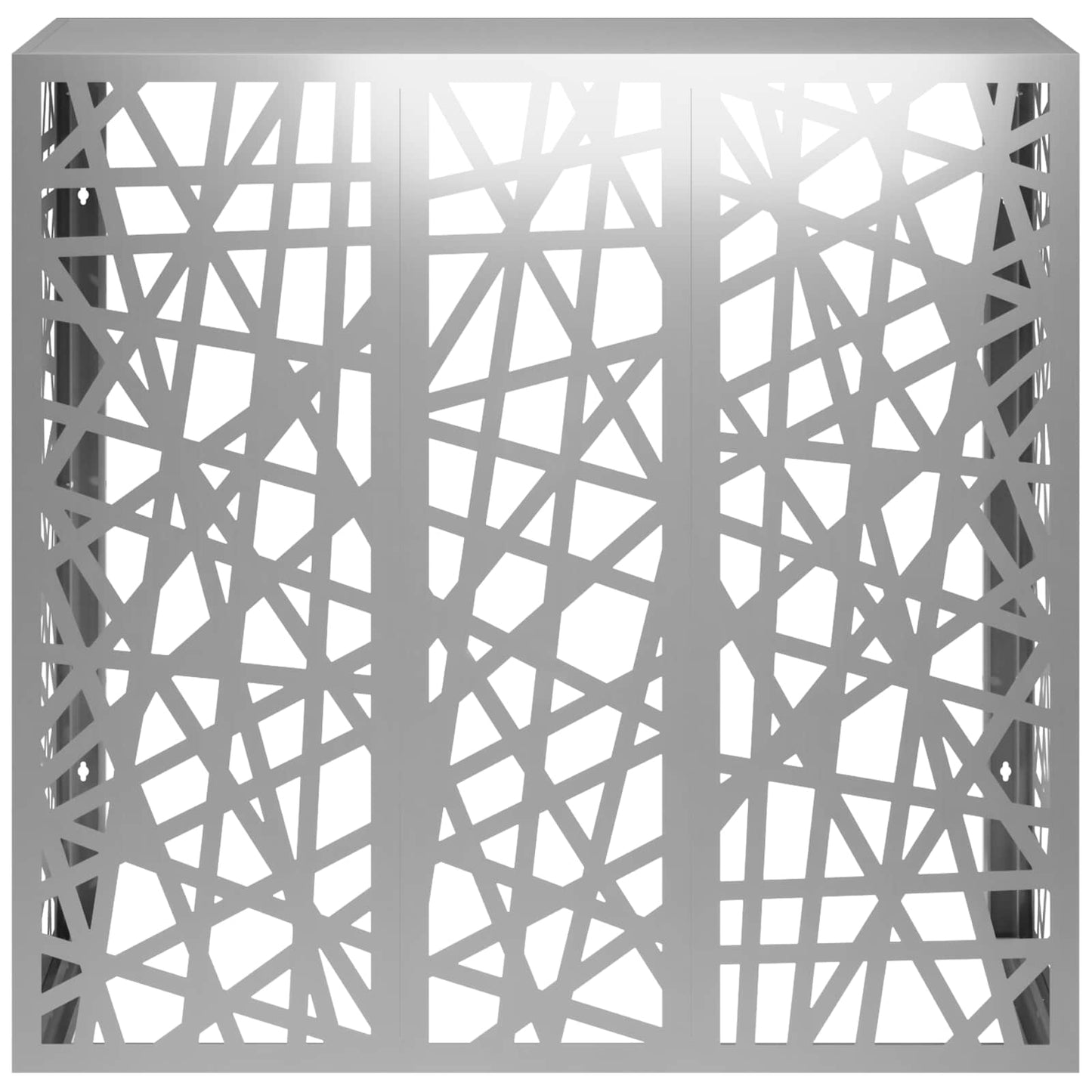Air Conditioner Cover Silver 110 x 50 x 105 cm Galvanised Steel