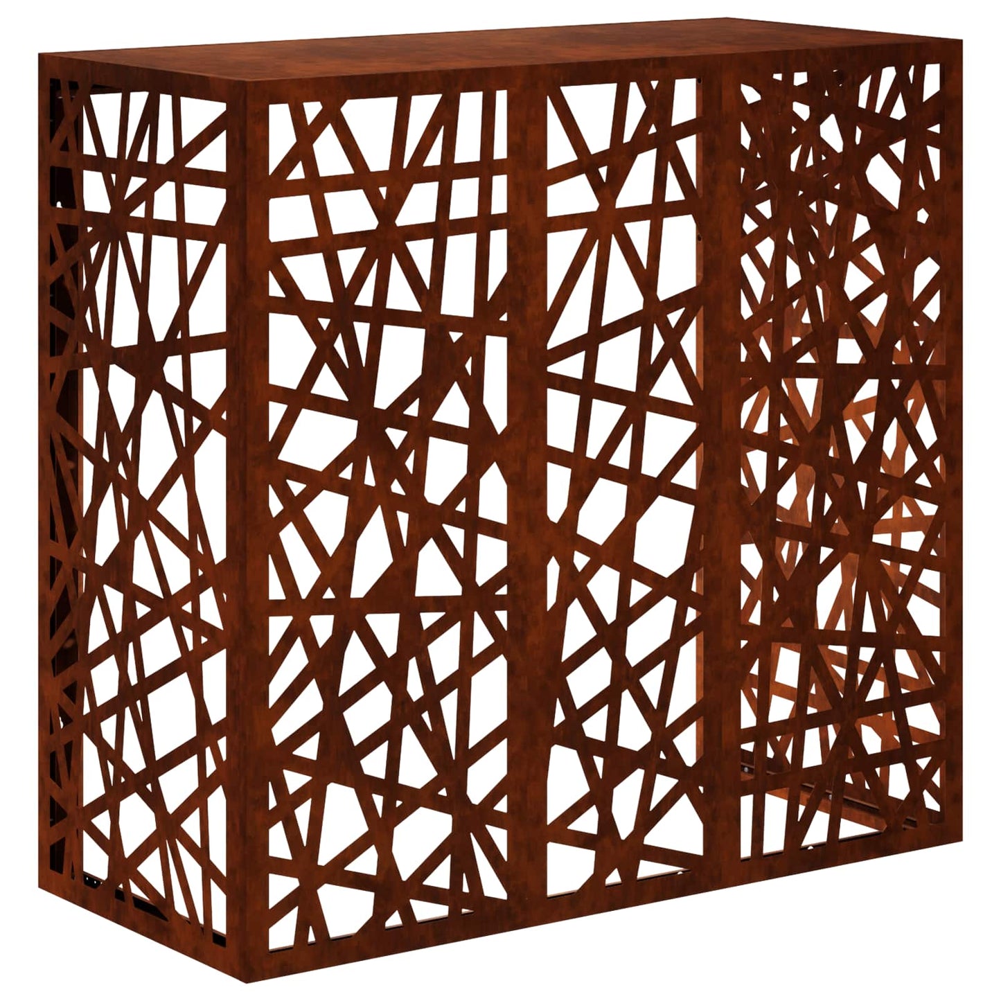Air Conditioner Cover Rusty 110 x 50 x 105 cm Weathering Steel