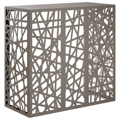 Air Conditioner Cover Rusty 110 x 50 x 105 cm Weathering Steel