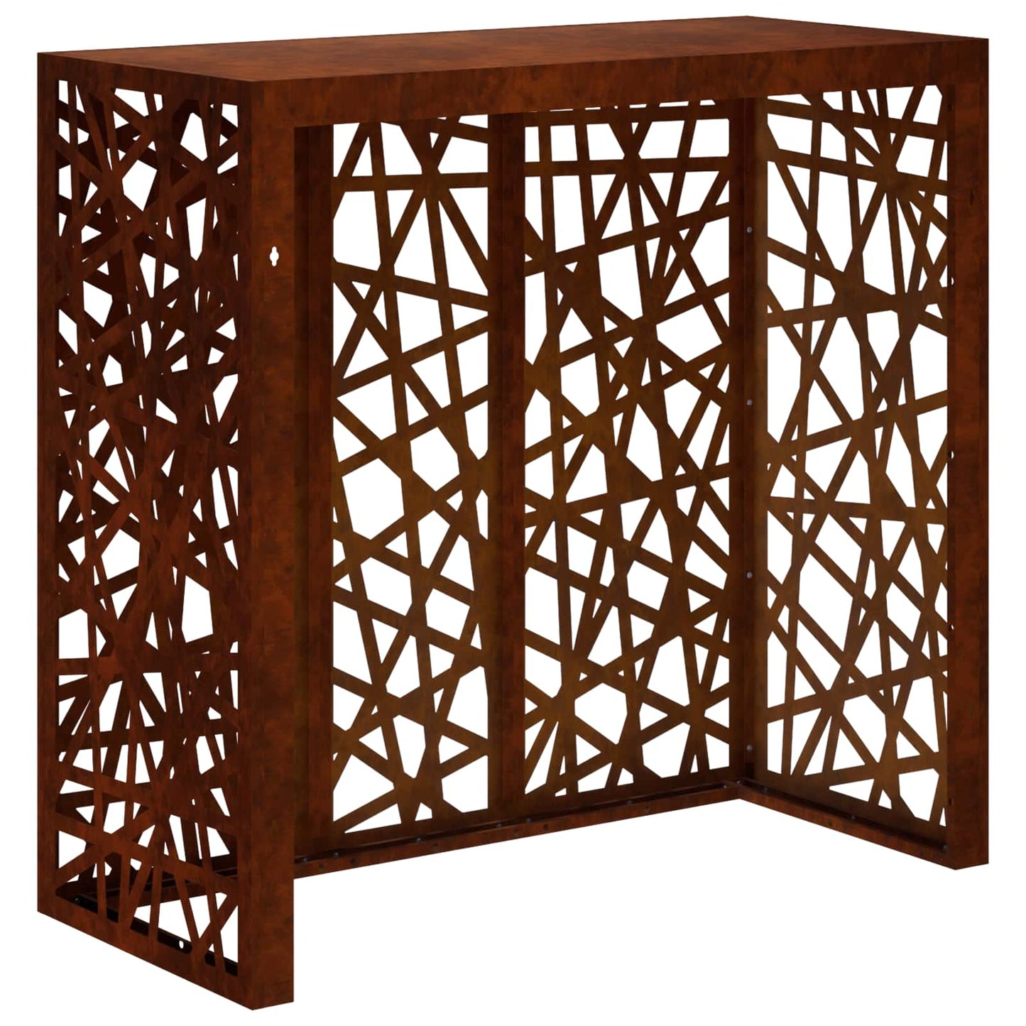 Air Conditioner Cover Rusty 110 x 50 x 105 cm Weathering Steel