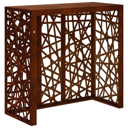 Air Conditioner Cover Rusty 110 x 50 x 105 cm Weathering Steel