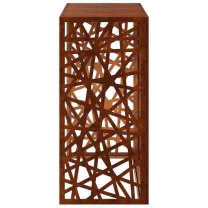 Air Conditioner Cover Rusty 110 x 50 x 105 cm Weathering Steel